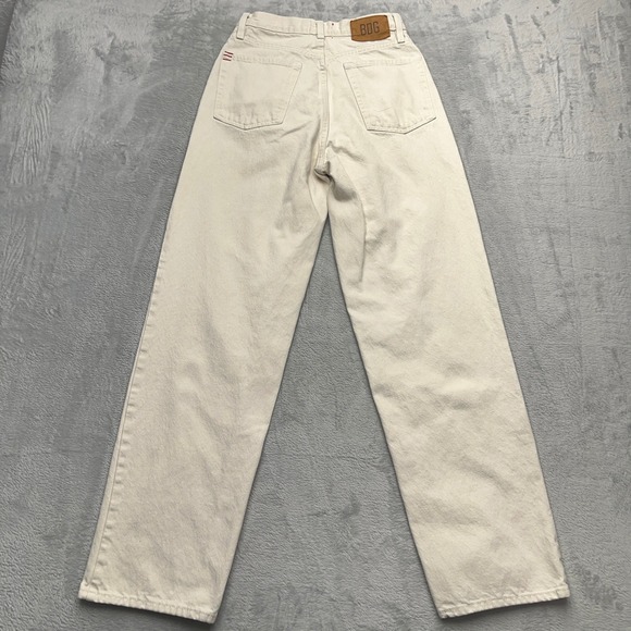 BDG High Rise Baggy Cream Denim Jeans Women's Size 26 - Picture 8 of 10